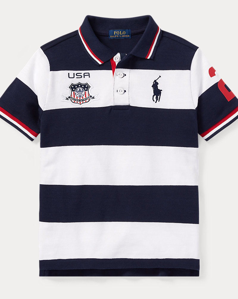 USA Cotton Mesh Polo Shirt BOYS 1.5-6 YEARS 1