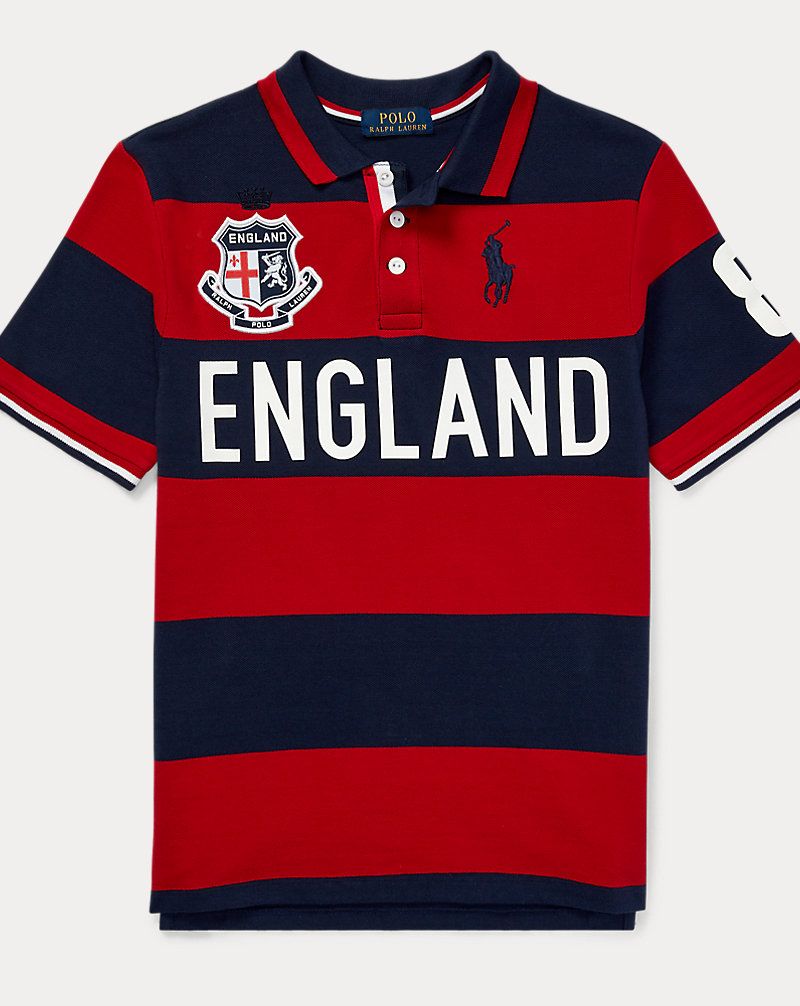 England Cotton Mesh Polo Shirt BOYS 6-14 YEARS 1