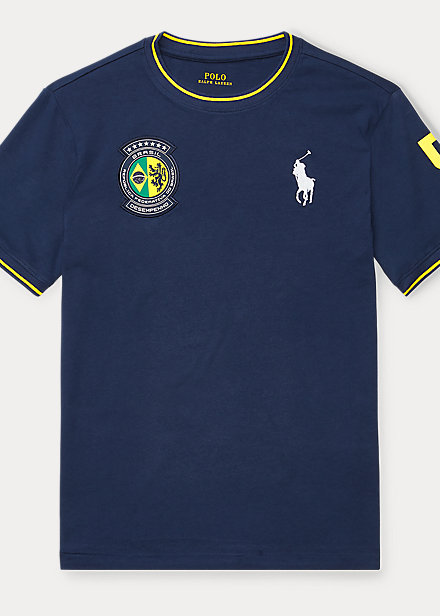 Brazil Cotton Jersey T-Shirt