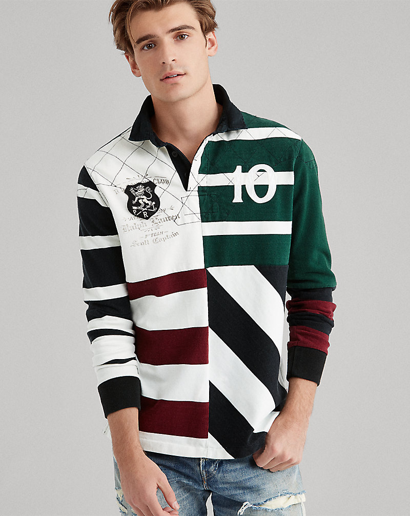 Classic Fit Patchwork Rugby Polo Ralph Lauren 1