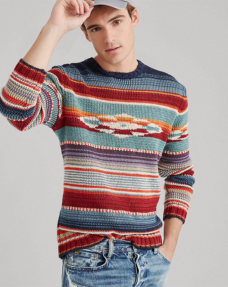 Serape Crewneck Sweater Polo Ralph Lauren 1