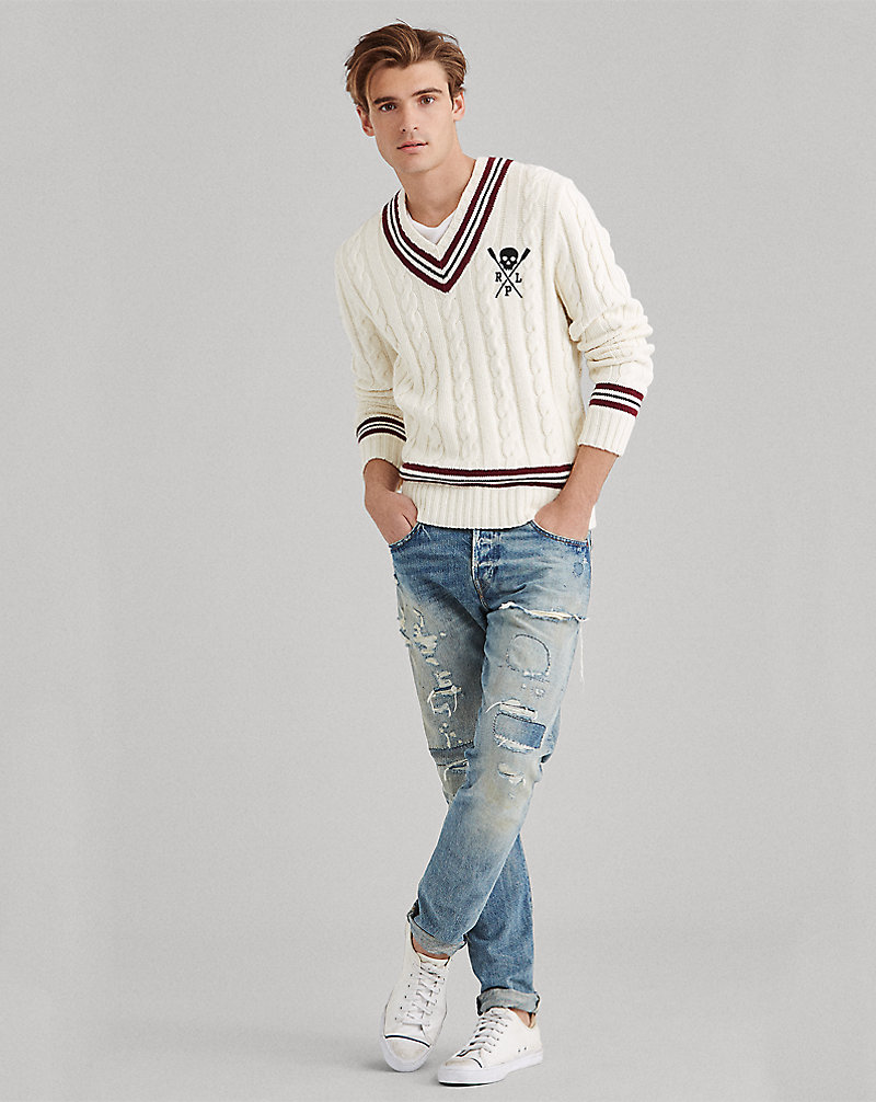 Cotton-Blend Cricket Sweater Polo Ralph Lauren 1