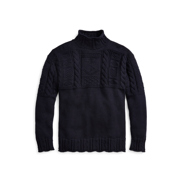Aran-knitted Cotton Jumper Polo Ralph Lauren 1