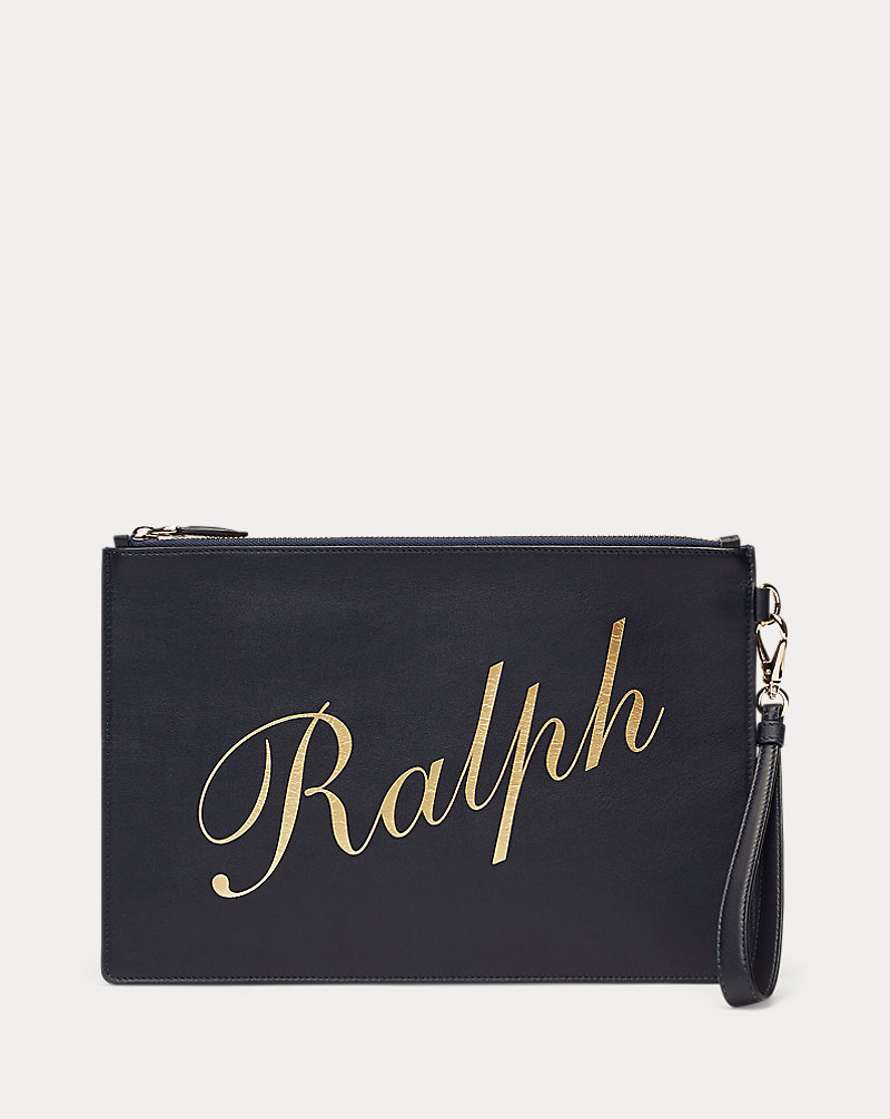 Calfskin Ralph Wristlet Ralph Lauren Collection 1