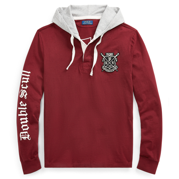 Cotton Hooded Rugby Shirt for Men Ralph Lauren® IN
