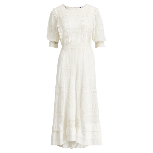 Cotton Voile Midi Dress | Ralph Lauren UK