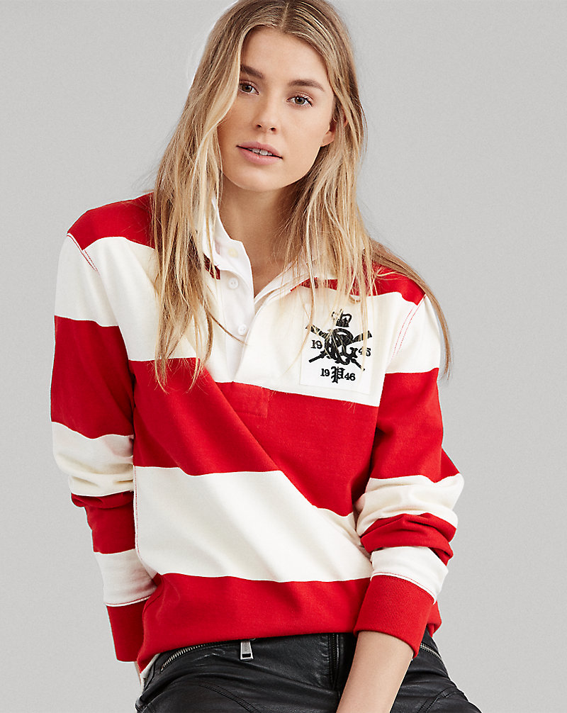 Monogram Cotton Rugby Shirt Polo Ralph Lauren 1