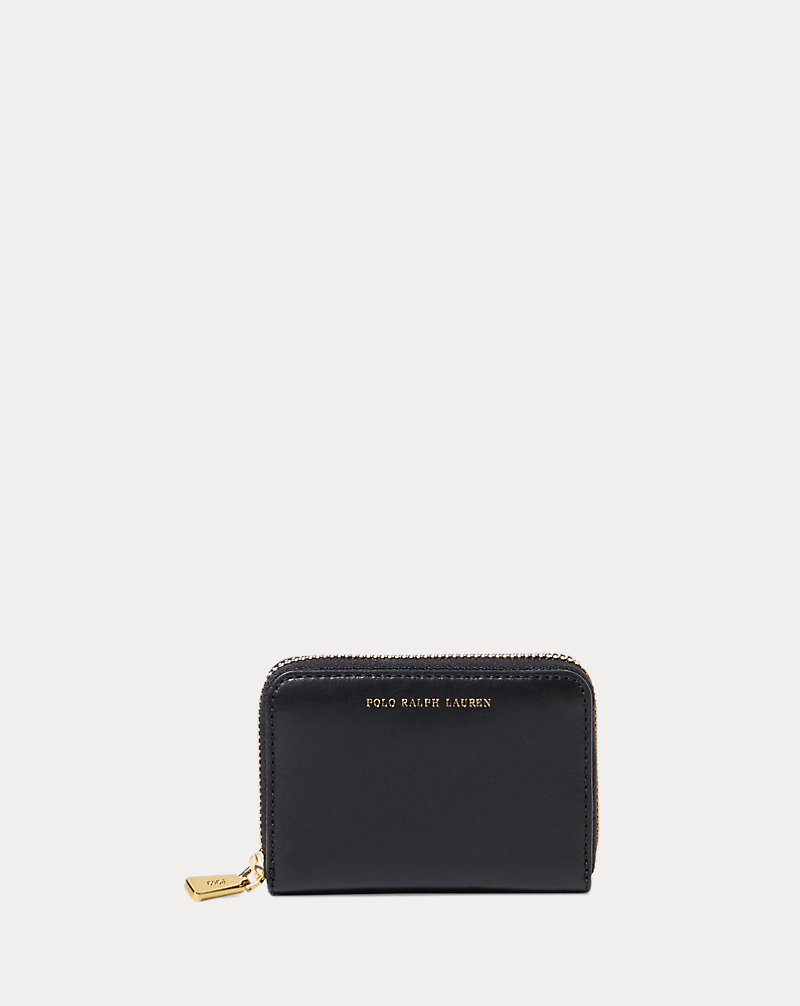 Leather Small Zip Wallet Polo Ralph Lauren 1