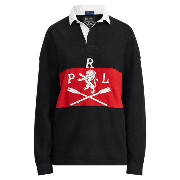 Embroidered Cotton Rugby Shirt Polo Ralph Lauren 1