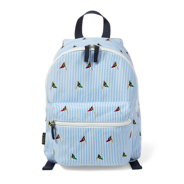 Embroidered School Backpack Boys 2-7 1