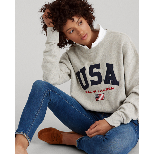 USA Fleece Sweatshirt Polo Ralph Lauren 1