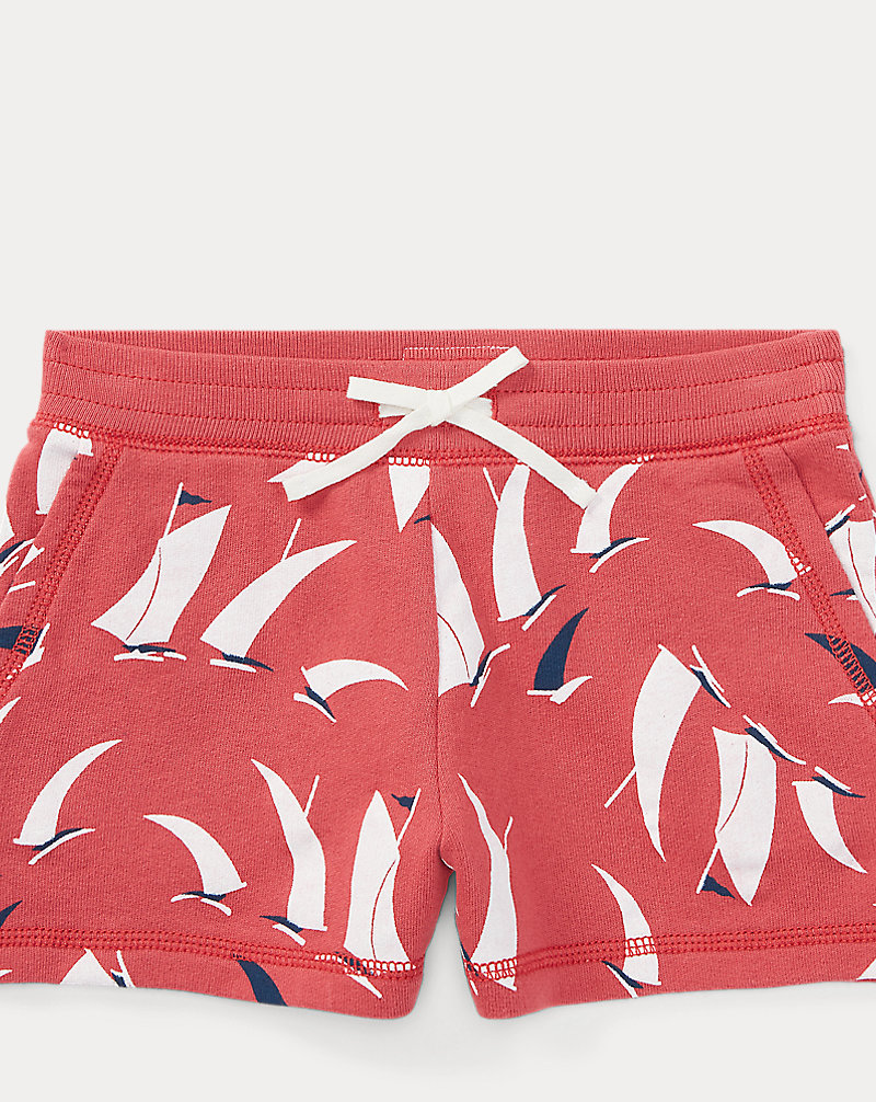 Sailboat French Terry Short Girls 2-6x 1