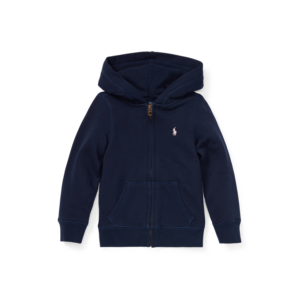 French Terry Full-Zip Hoodie GIRLS 1.5-6.5 YEARS 1