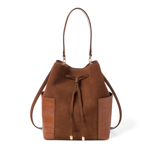 Suede Debby Drawstring Bag Lauren 1