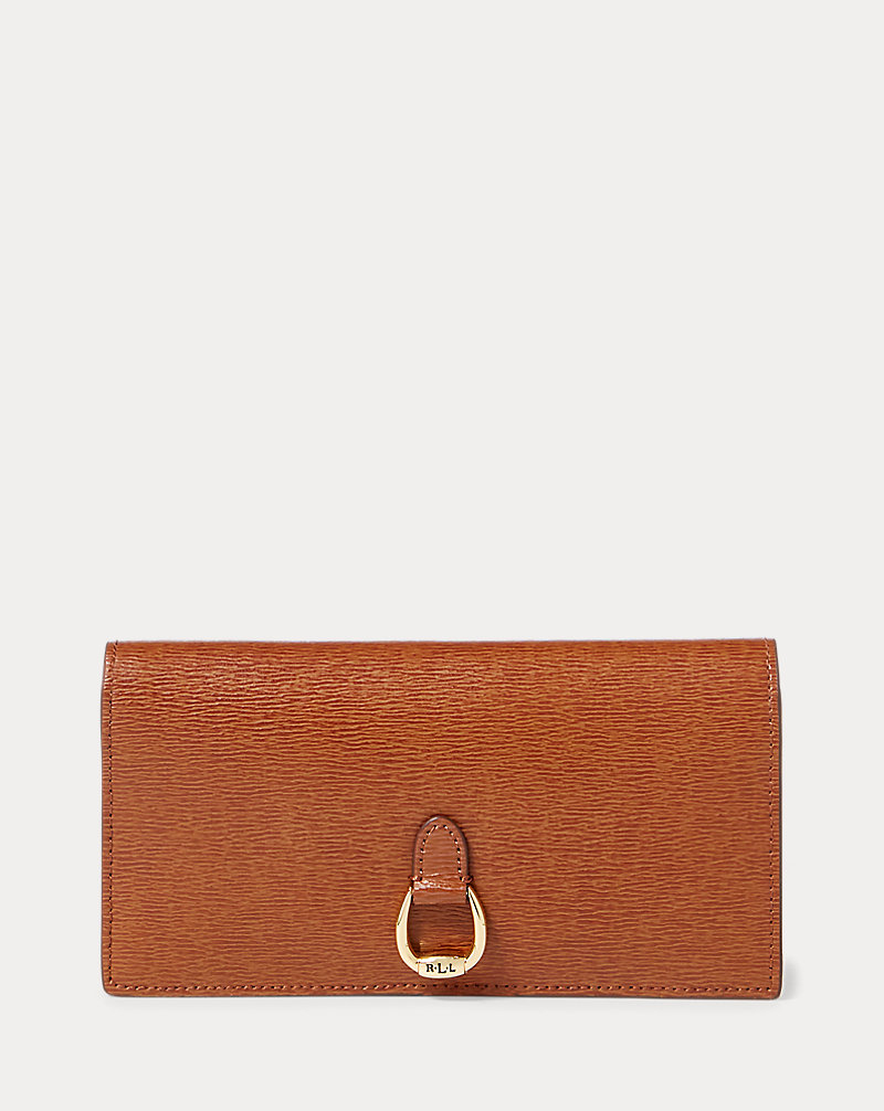 Saffiano Slim Leather Wallet Lauren 1