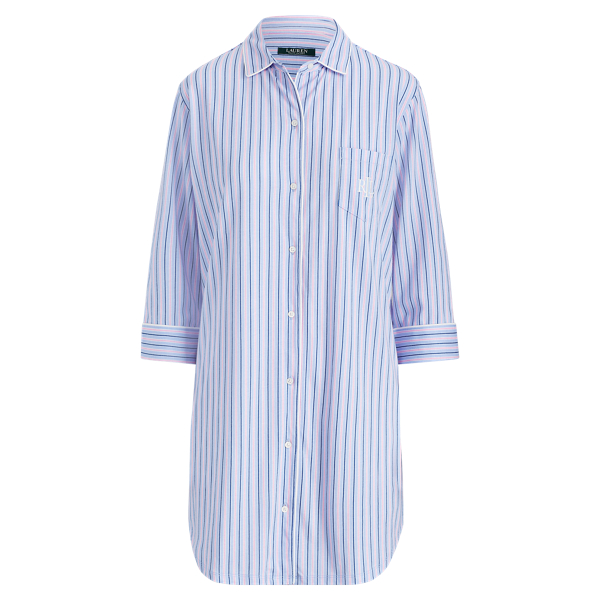 Striped Jersey Sleep Shirt Lauren 1