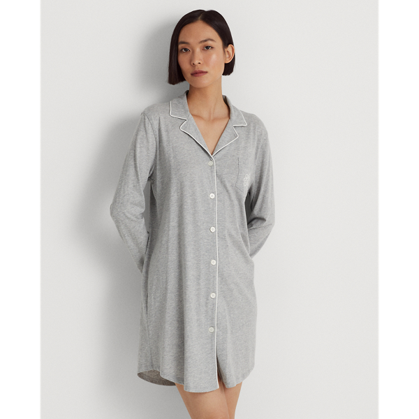 Cotton Modal Sleep Shirt Lauren 1