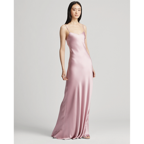 Evelyn Satin Gown Ralph Lauren Collection 1