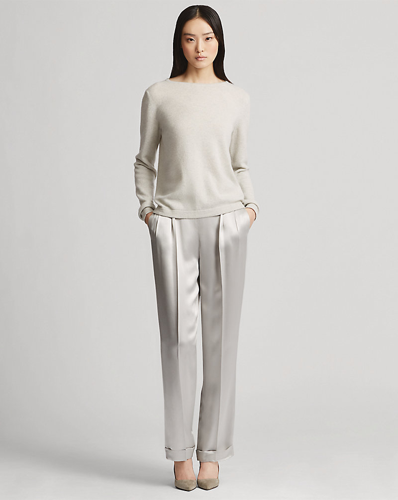 Sibyl Charmeuse Pant Ralph Lauren Collection 1