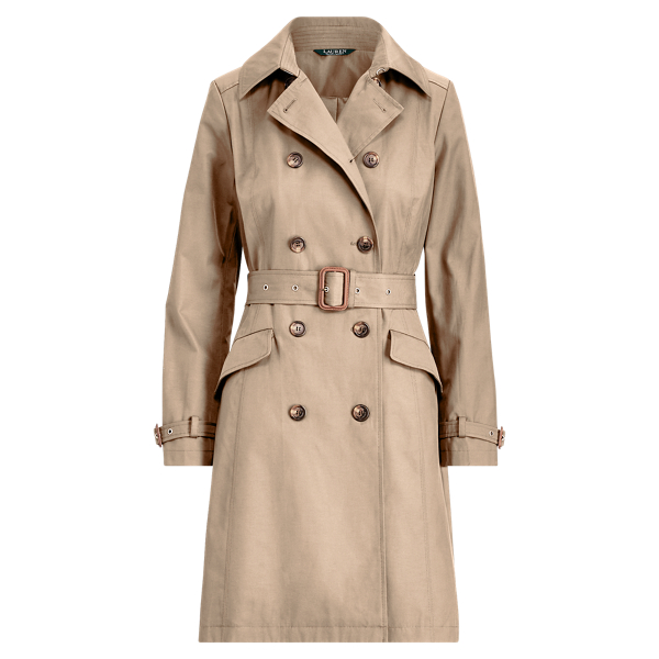 Cotton-Blend Trench Coat for Women | Ralph Lauren® UK