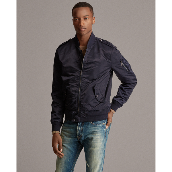 Satin Bomber Jacket