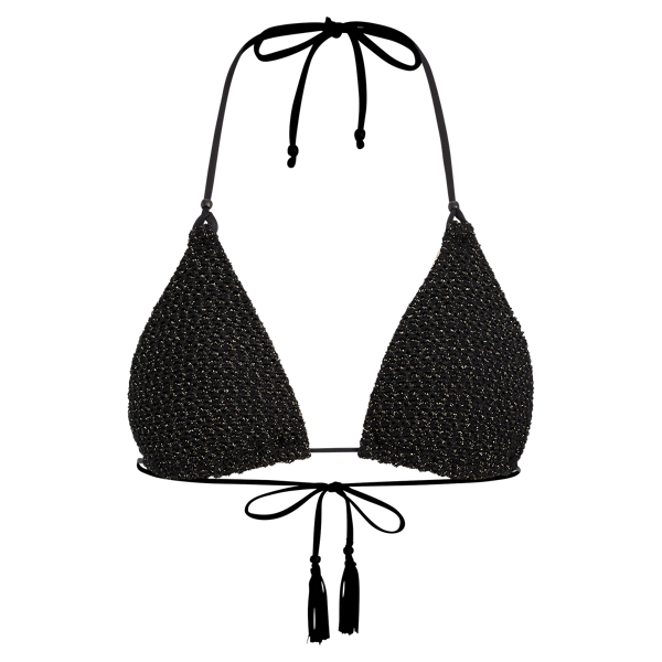Metallic Crocheted Bikini Top for Women Ralph Lauren® NL