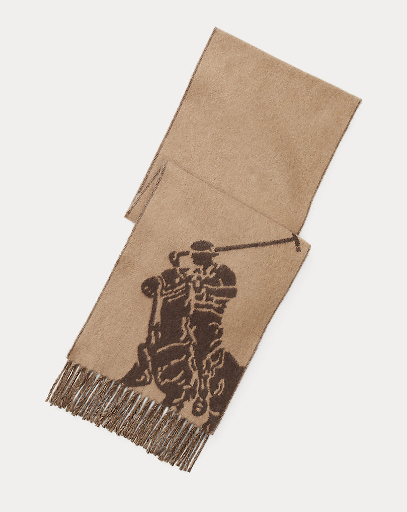 Fringed Polo Player Scarf Polo Ralph Lauren 1