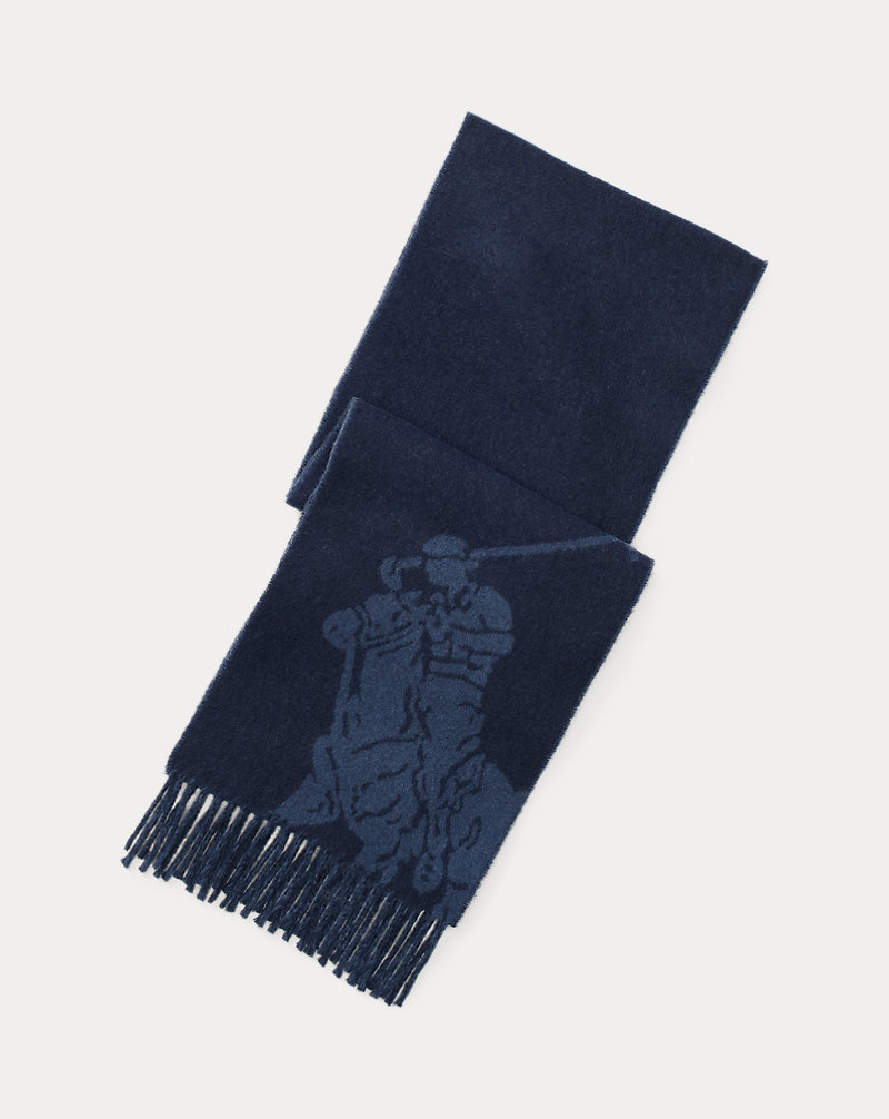 Fringed Polo Player Scarf Polo Ralph Lauren 1