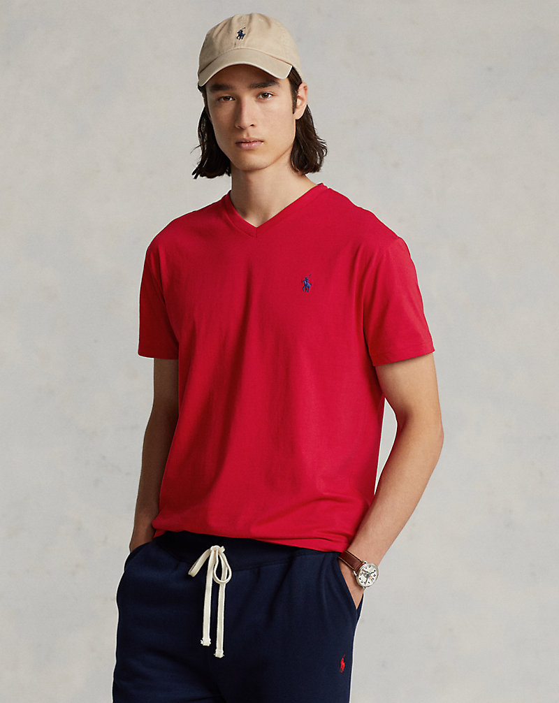 Classic Fit Jersey V-Neck T-Shirt Polo Ralph Lauren 1