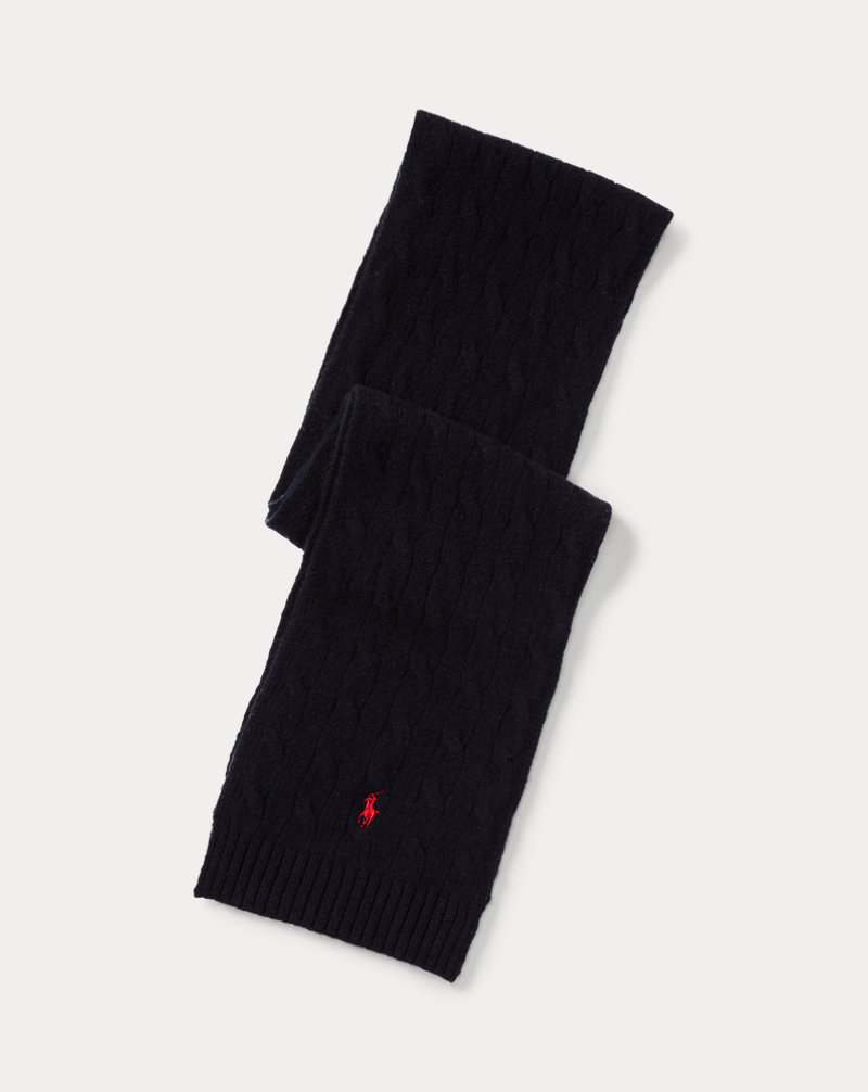Cable-Knit Wool-Cashmere Scarf BOYS 6-14 YEARS 1