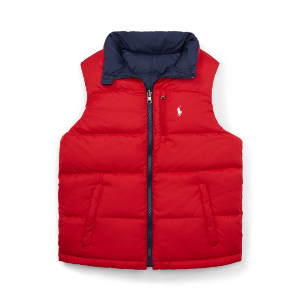 Reversible Quilted Down Vest BOYS 6-14 YEARS 1