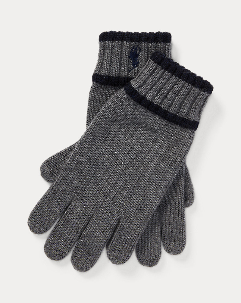 Striped Merino Wool Gloves BOYS 6-14 YEARS 1