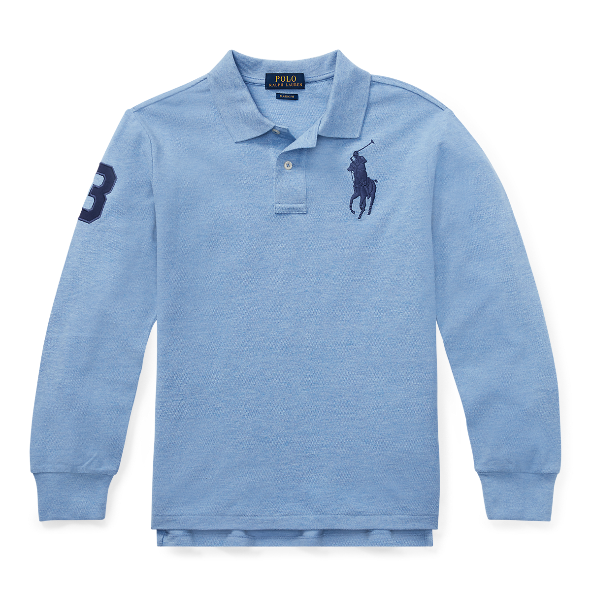 Big Pony Long Sleeve Polo Shirt Ralph Lauren