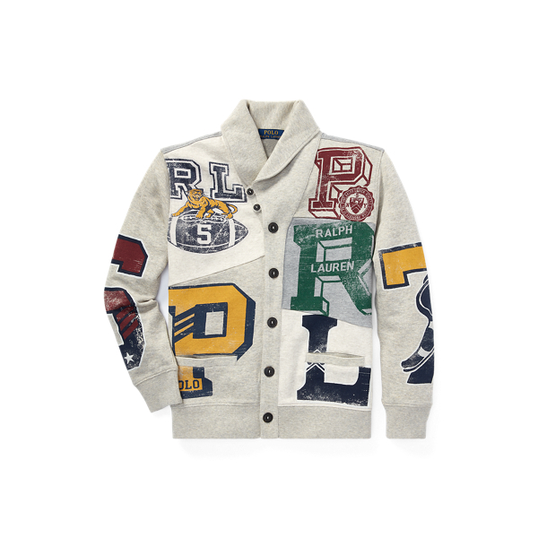 Patchwork Terry Cardigan BOYS 6-14 YEARS 1