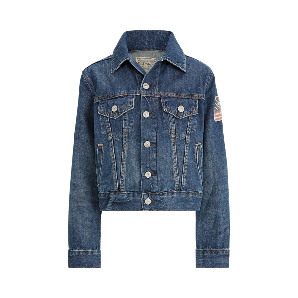 Blue denim jacket boys hotsell