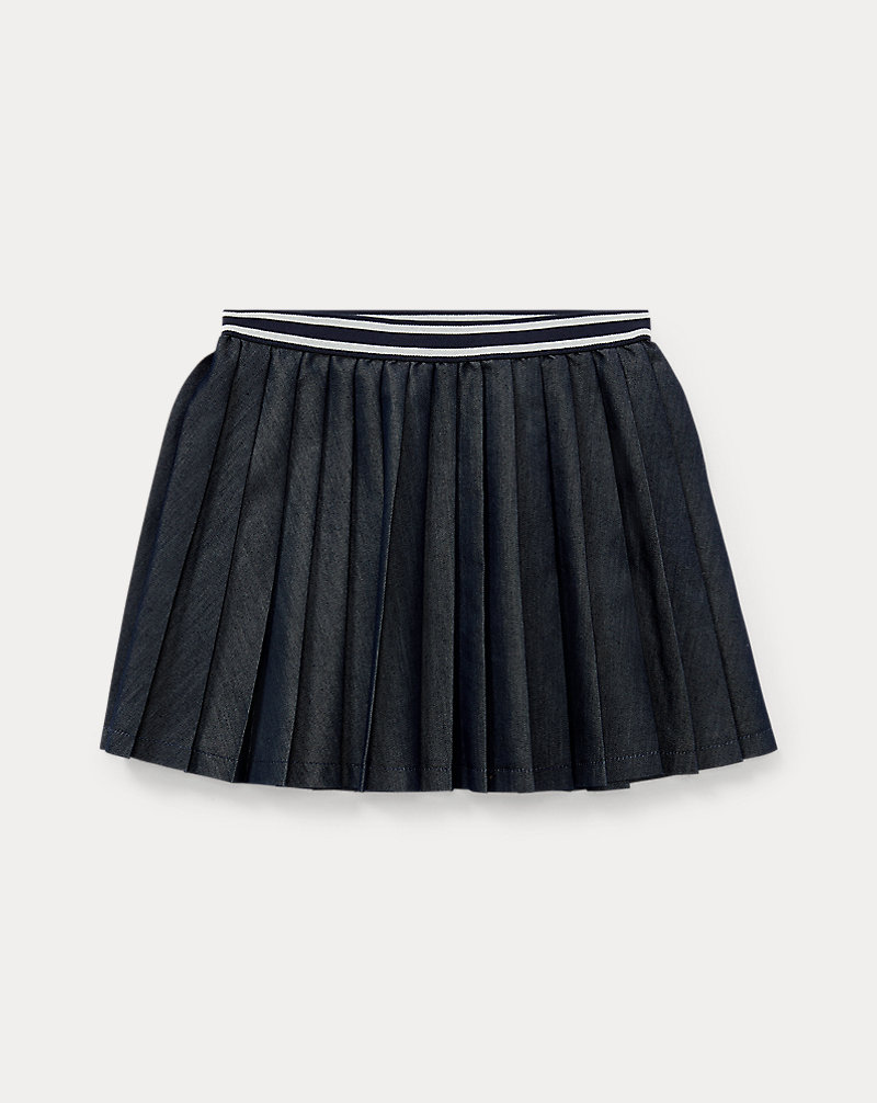 Pleated Twill Skirt GIRLS 1.5-6.5 YEARS 1