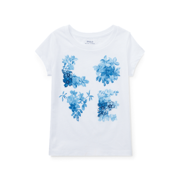 Embroidered Graphic T-Shirt GIRLS 1.5-6.5 YEARS 1