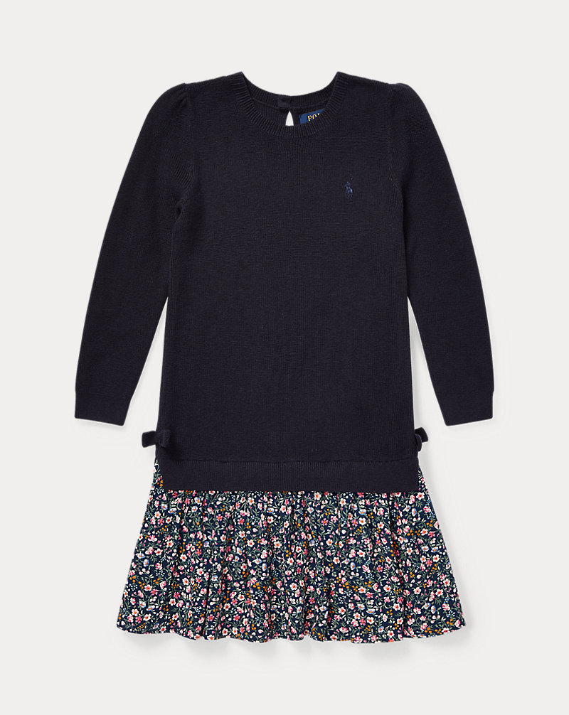 Cotton-Blend Sweater Dress GIRLS 1.5-6.5 YEARS 1