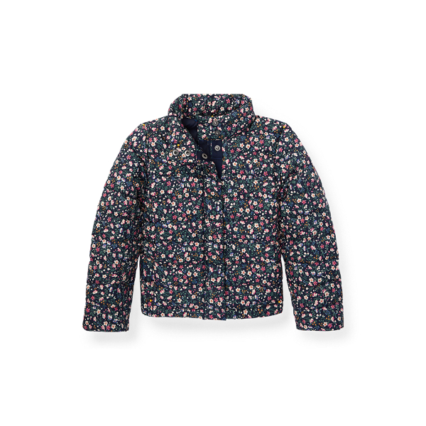 Floral Quilted Down Jacket GIRLS 1.5-6.5 YEARS 1