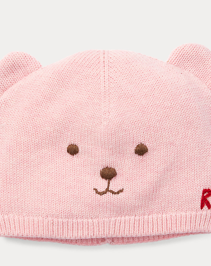 Embroidered Bear Hat BOYS 1.5-6 YEARS 1