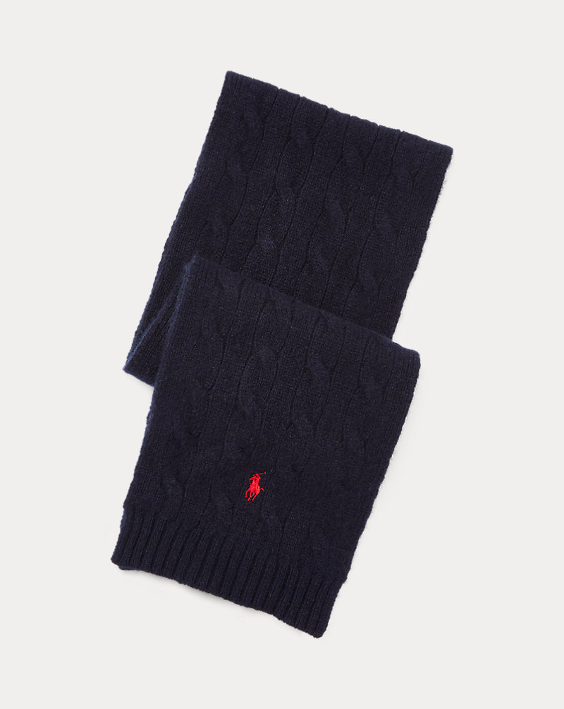 Cable-Knit Wool-Cashmere Scarf BOYS 1.5-6 YEARS 1