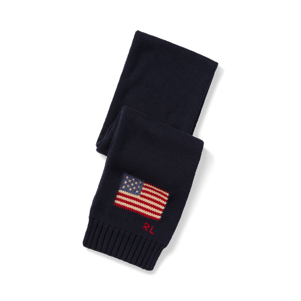 Ralph lauren flag scarf hotsell