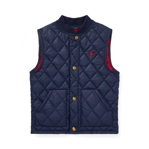 Quilted Baseball Vest BOYS 1.5-6 YEARS 1