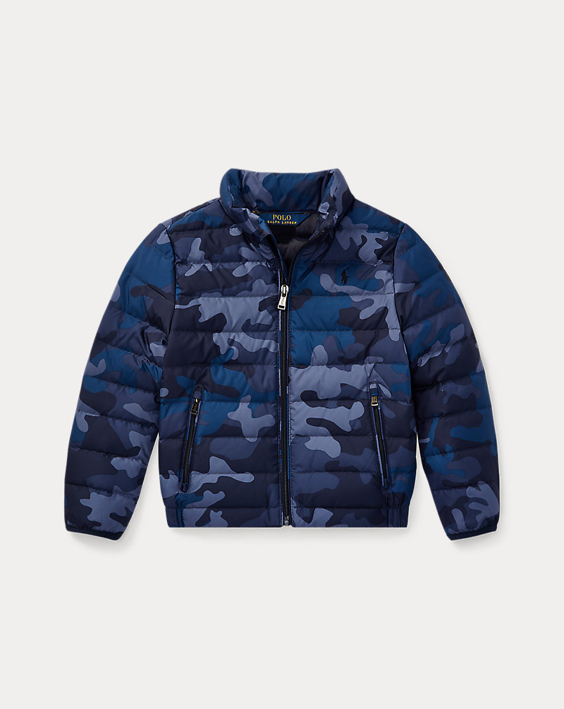 Packable Camo Down Jacket BOYS 1.5-6 YEARS 1