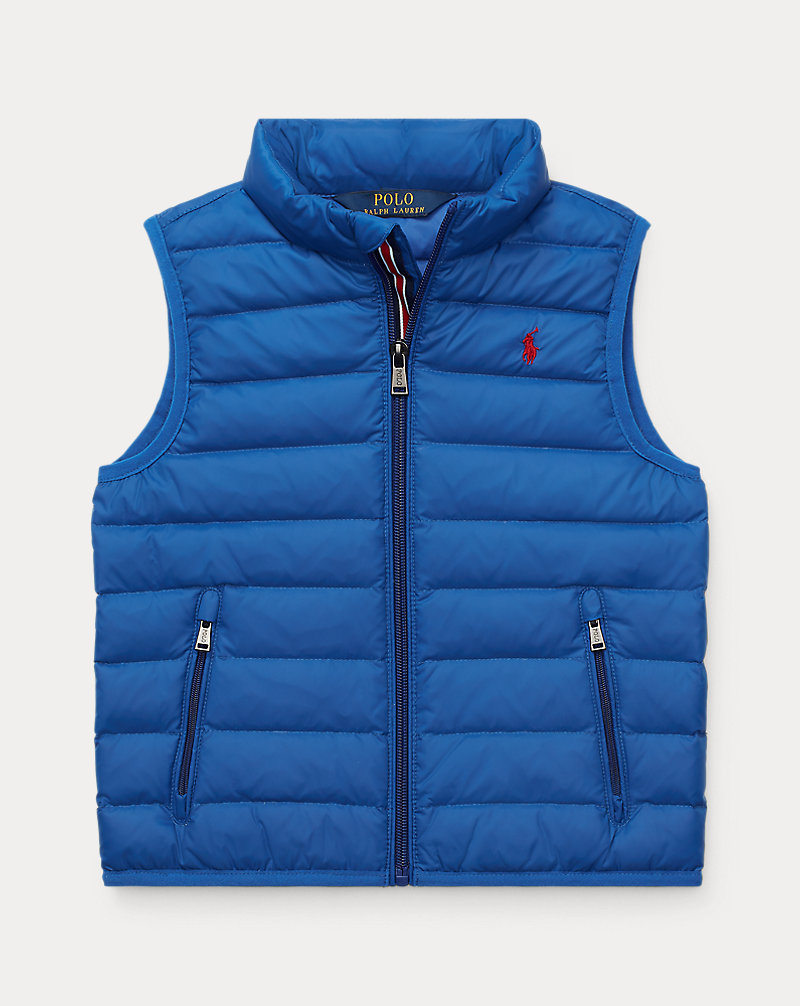 Packable Quilted Down Vest BOYS 1.5-6 YEARS 1
