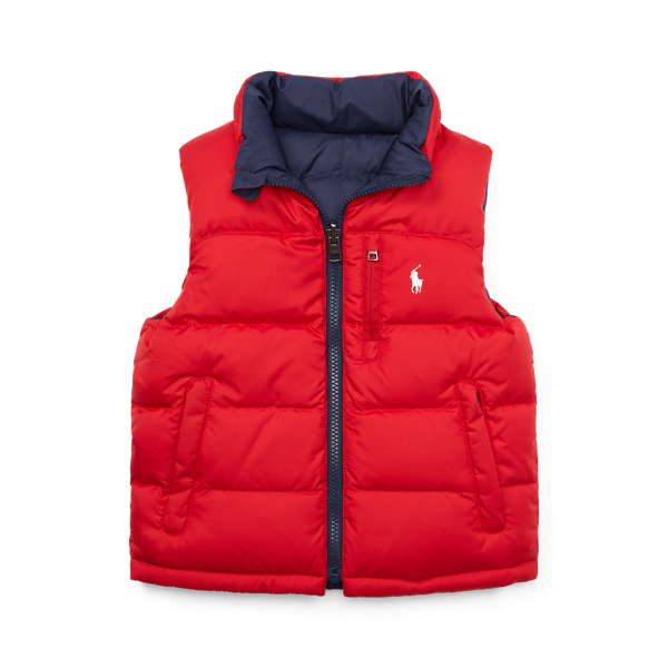 Reversible Ripstop Down Vest BOYS 1.5-6 YEARS 1