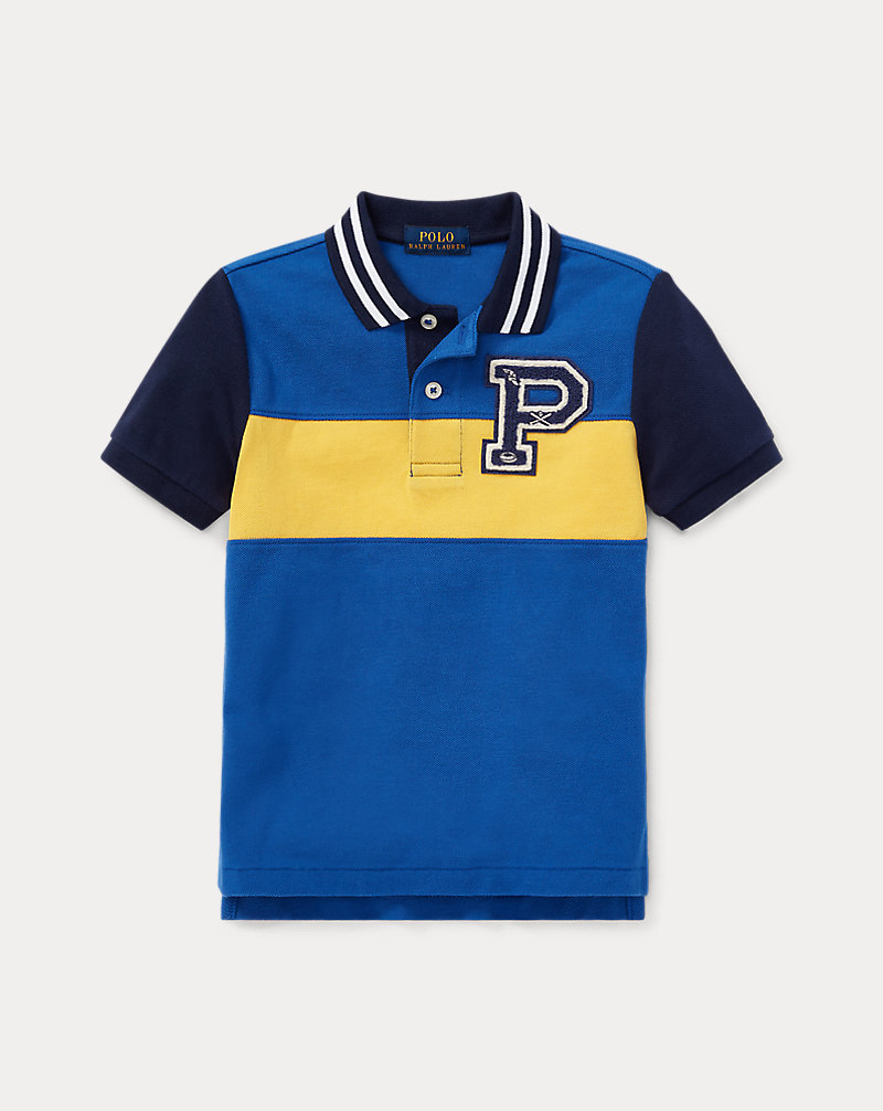 Embroidered Cotton Mesh Polo BOYS 1.5-6 YEARS 1