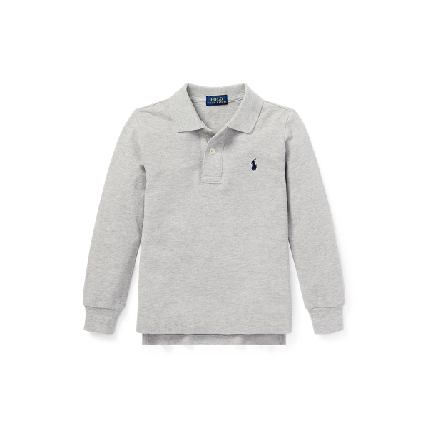 Long sleeve polo kids sales