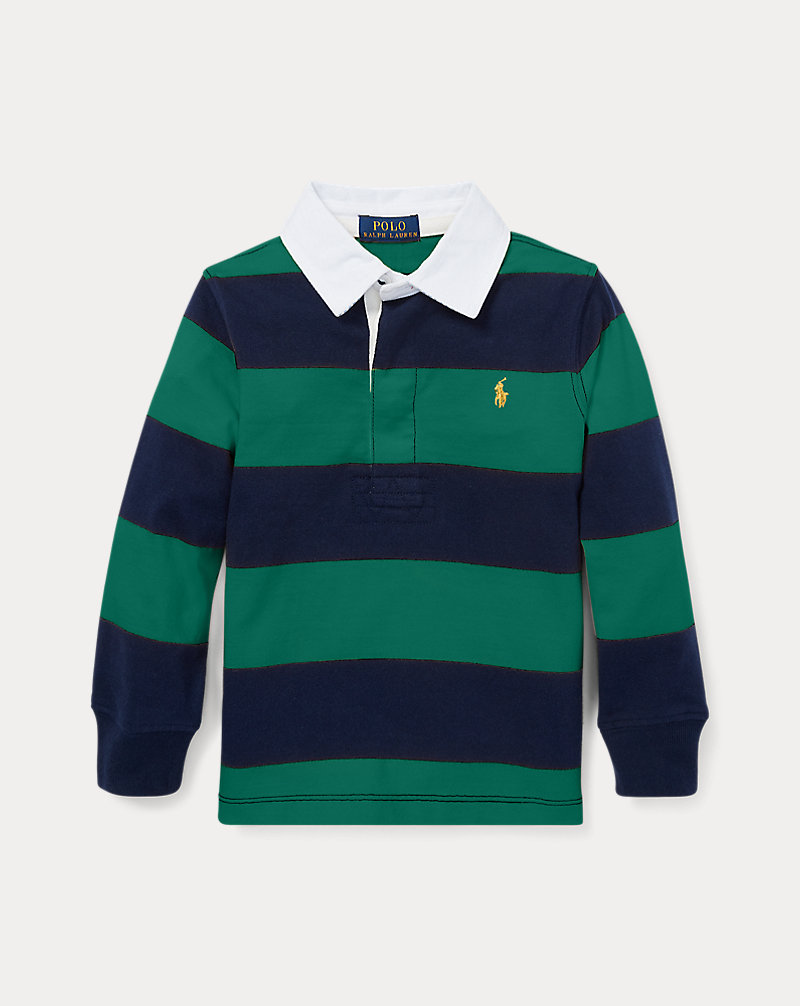 Striped Cotton Jersey Rugby BOYS 1.5-6 YEARS 1