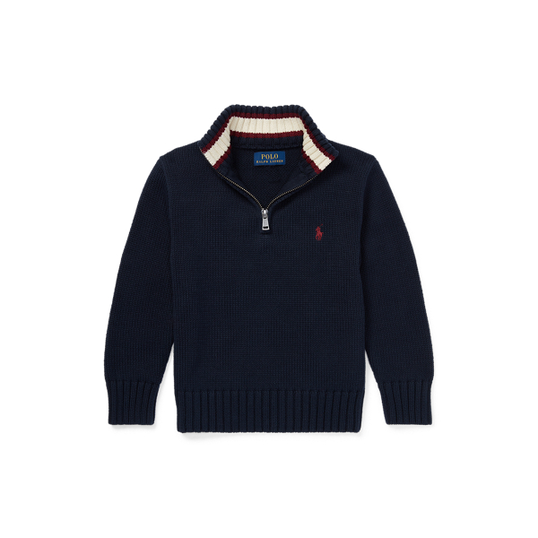 Cotton Half-Zip Jumper BOYS 1.5-6 YEARS 1